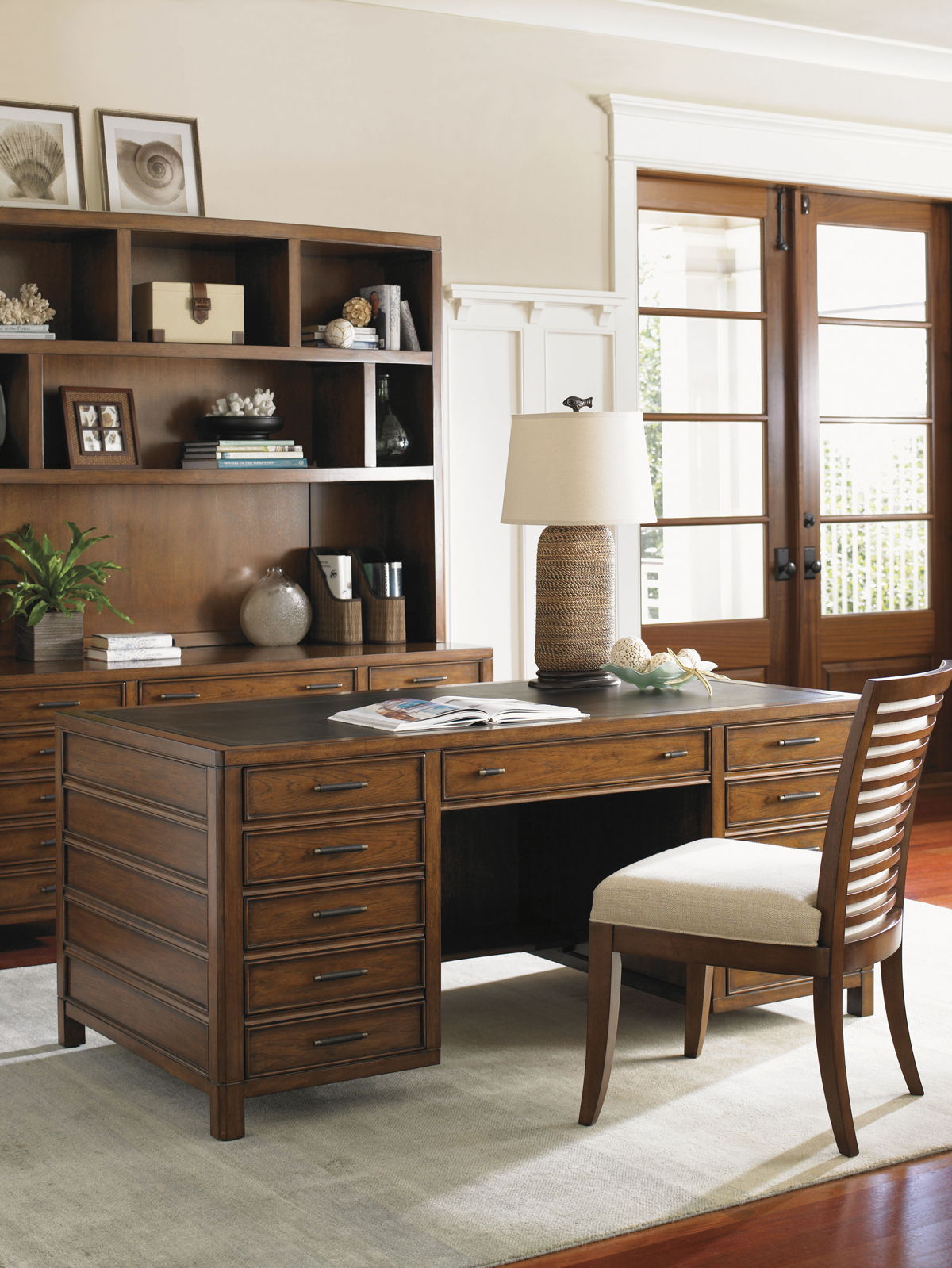 Longboat Key - Bal Harbour Desk - Dark Brown