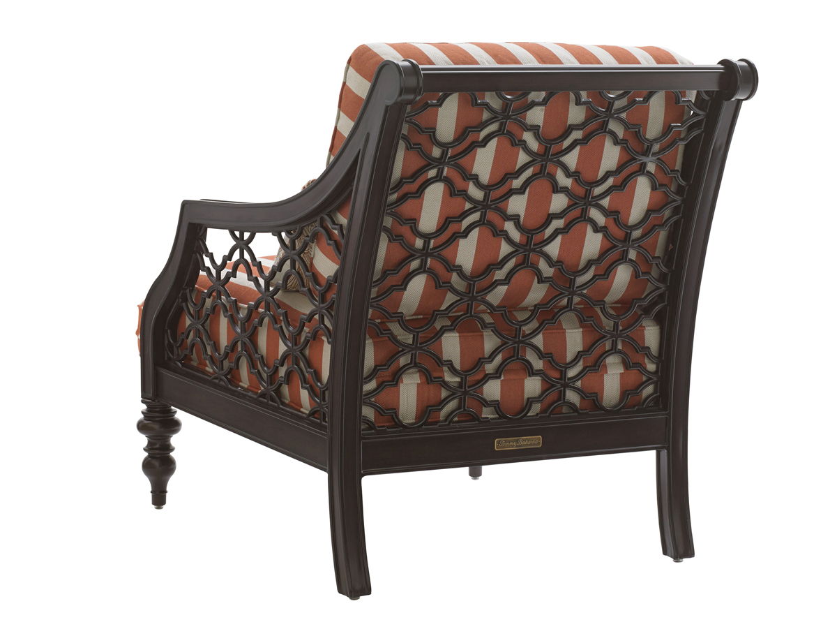 Royal Kahala Black Sands - Lounge Chair - Dark Brown / Red
