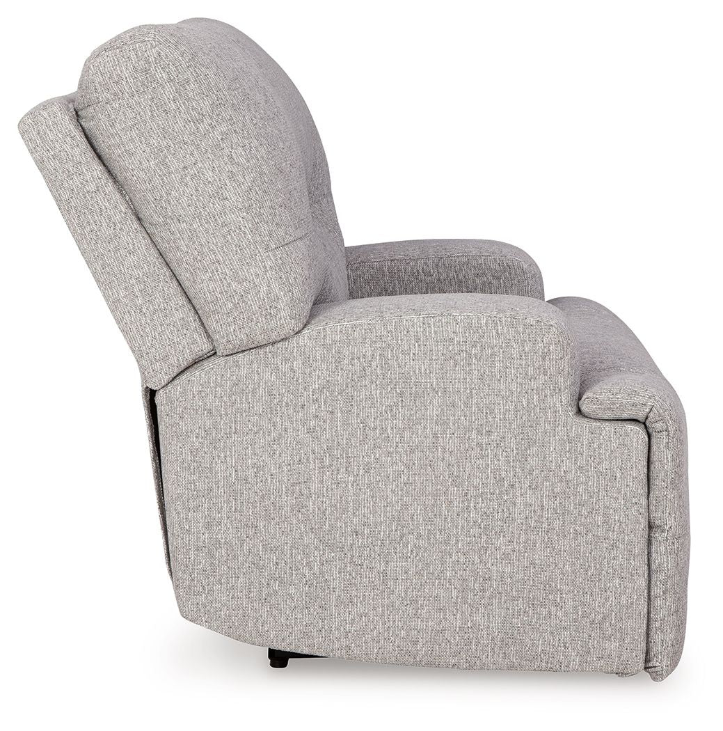 Acklen Place - Wide Seat Power Recliner - Pewter