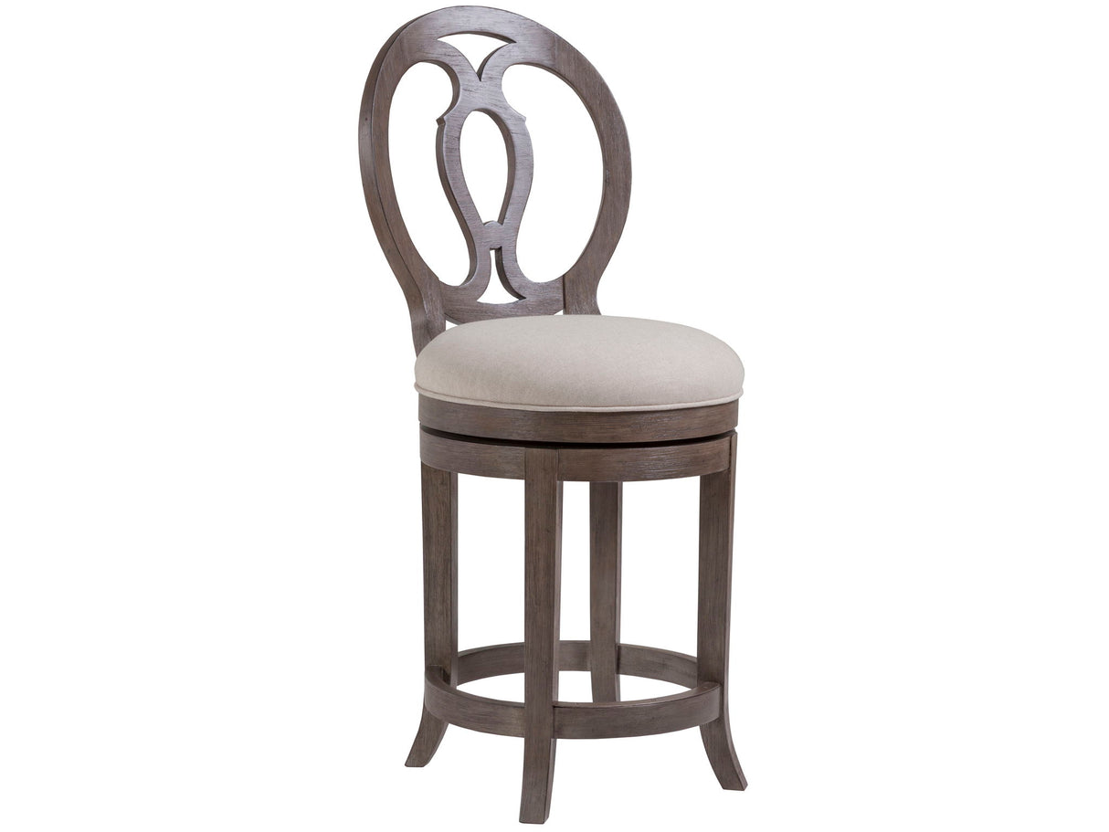 Cohesion Program - Axiom Swivel Counter Stool - Dark Brown