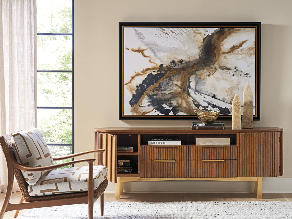 La Costa - Claremont Chair - Dark Brown / Beige