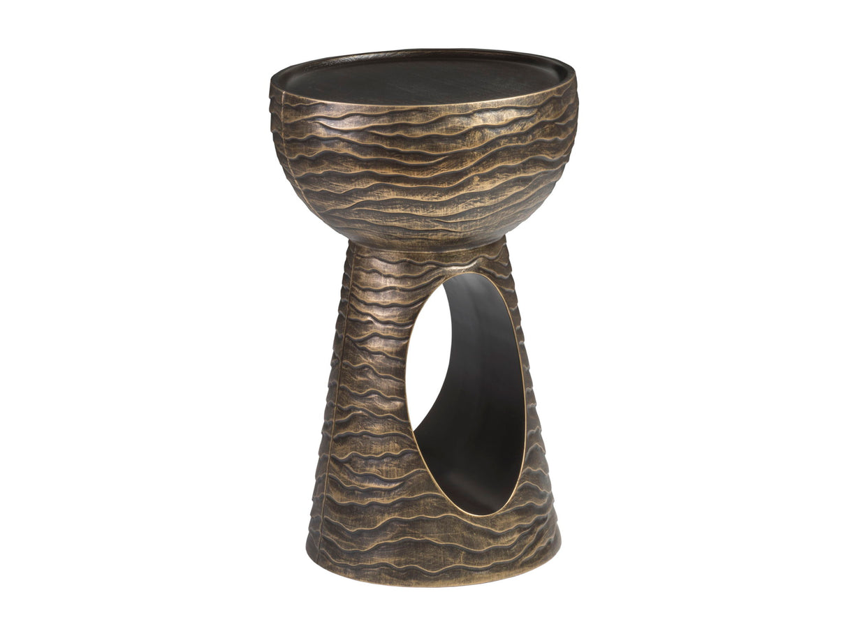 Signature Designs - Mika Lamp Table - Dark Brown