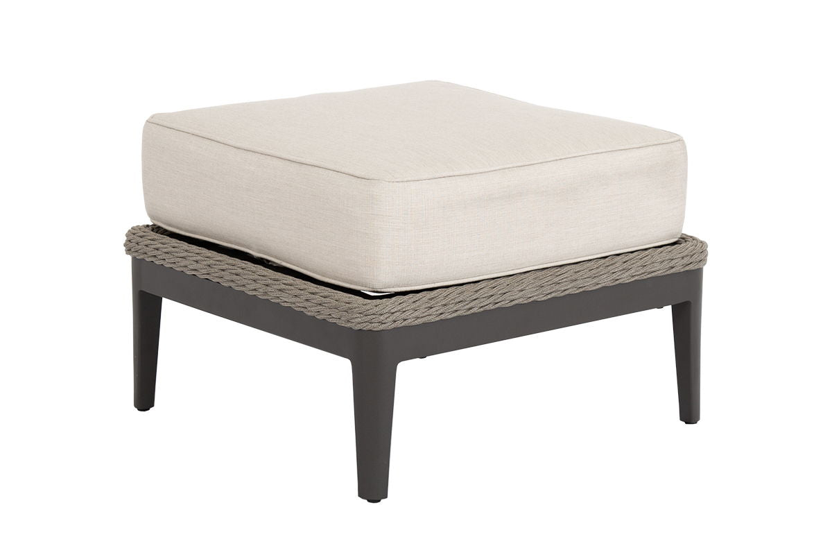 Marbella - Ottoman, With Self Welt - Echo Ash / Gray