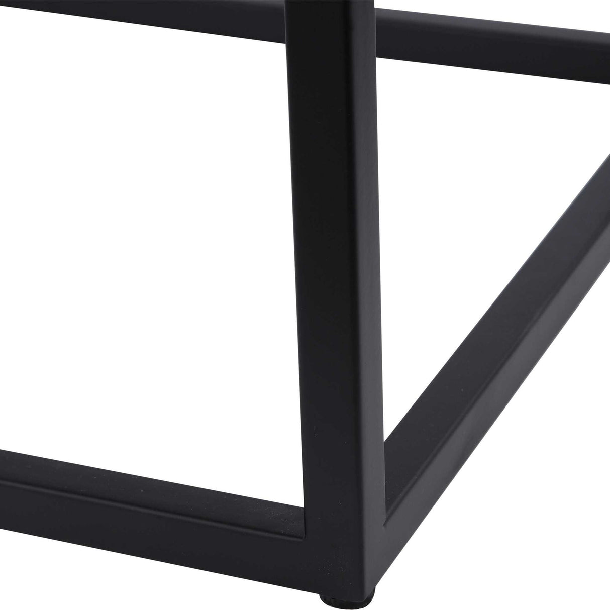 Gambia - Marble Plant Stand - White & Black