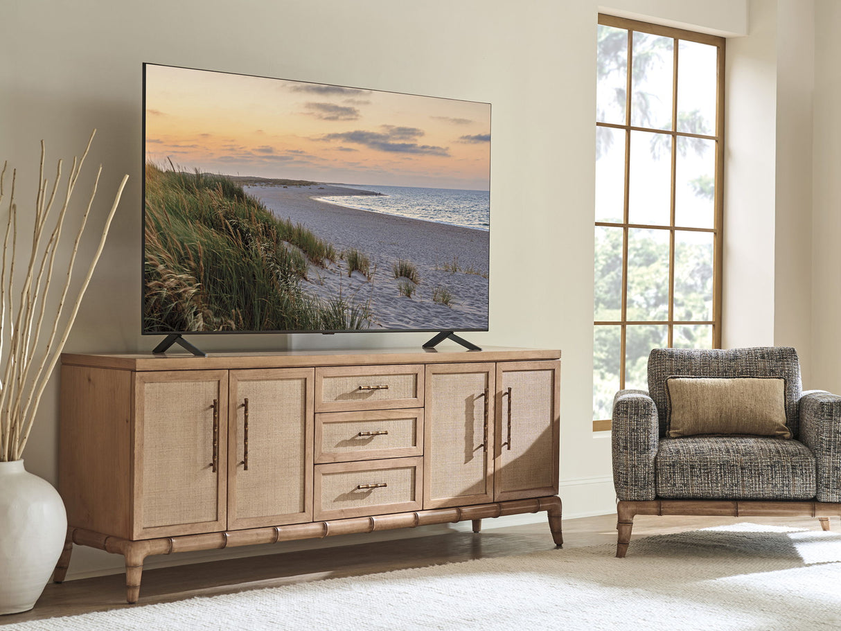 Key Biscayne - Commodore Media Console - Light Brown