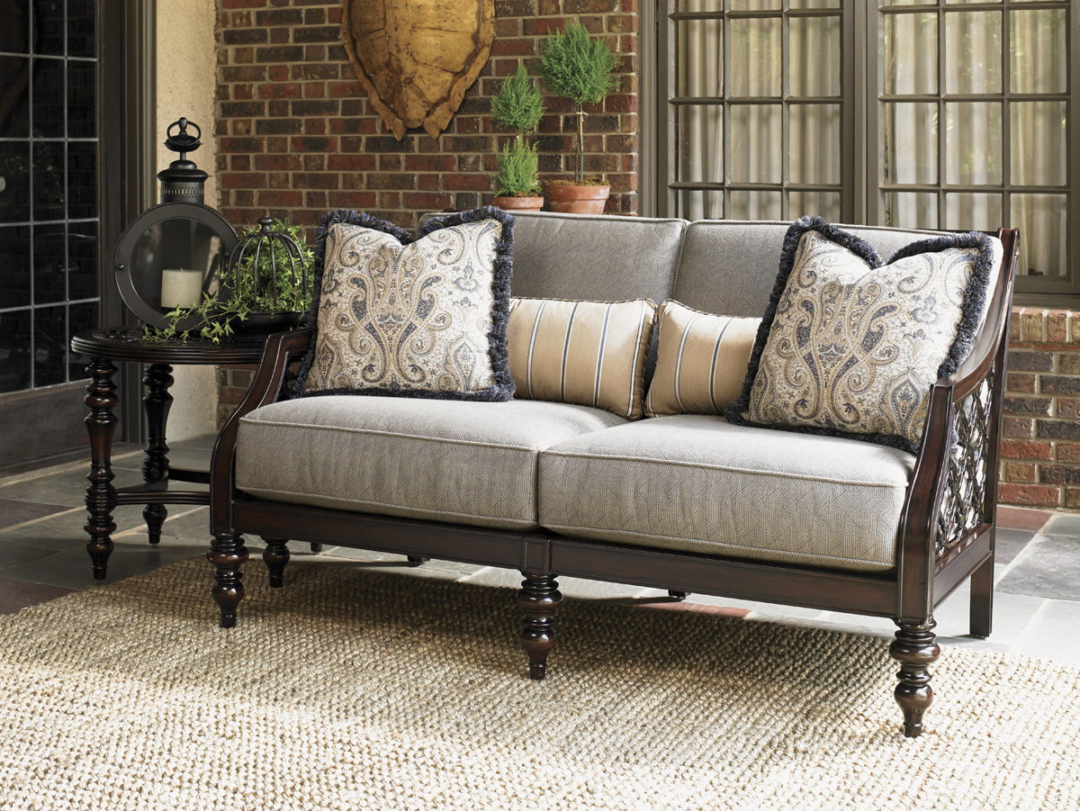 Royal Kahala Black Sands - Loveseat - Dark Brown / Light Brown