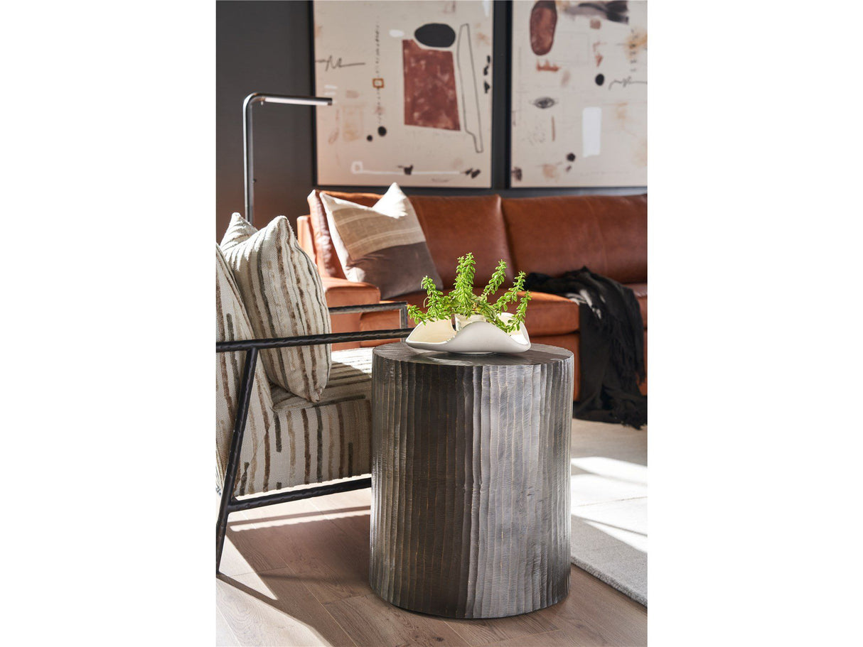 New Modern - Asher Round End Table - Bronze