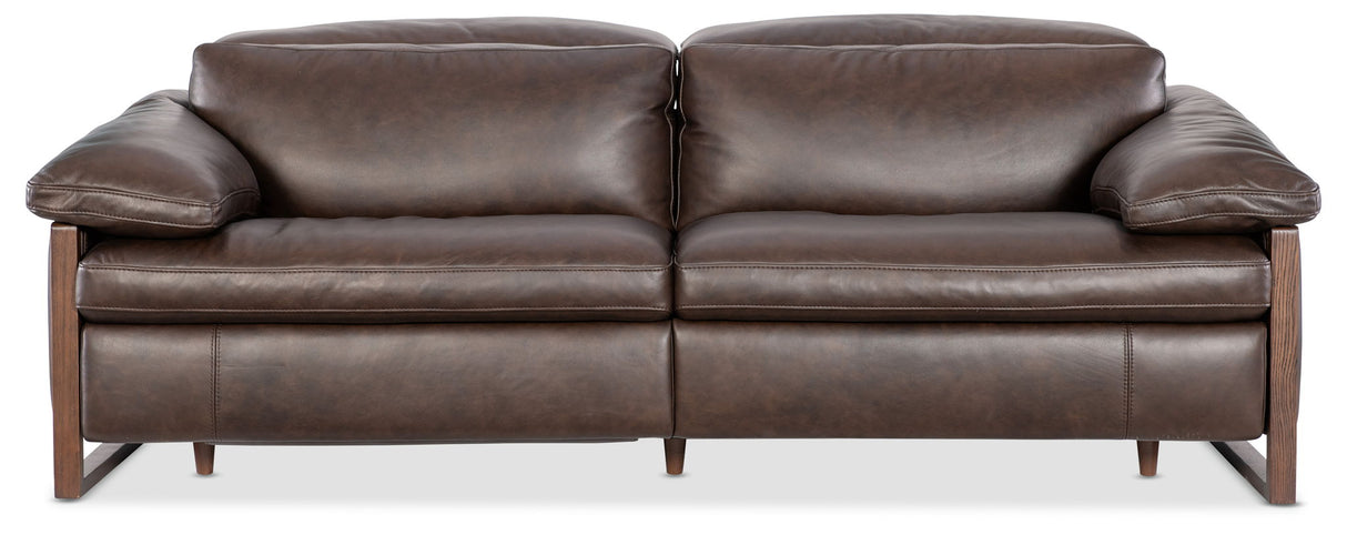Jericho - Power Sofa With Power Headrest - Brown