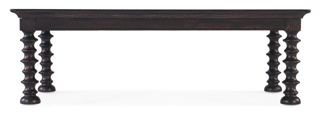 Big Sky - Turned Leg Cocktail Table - Black