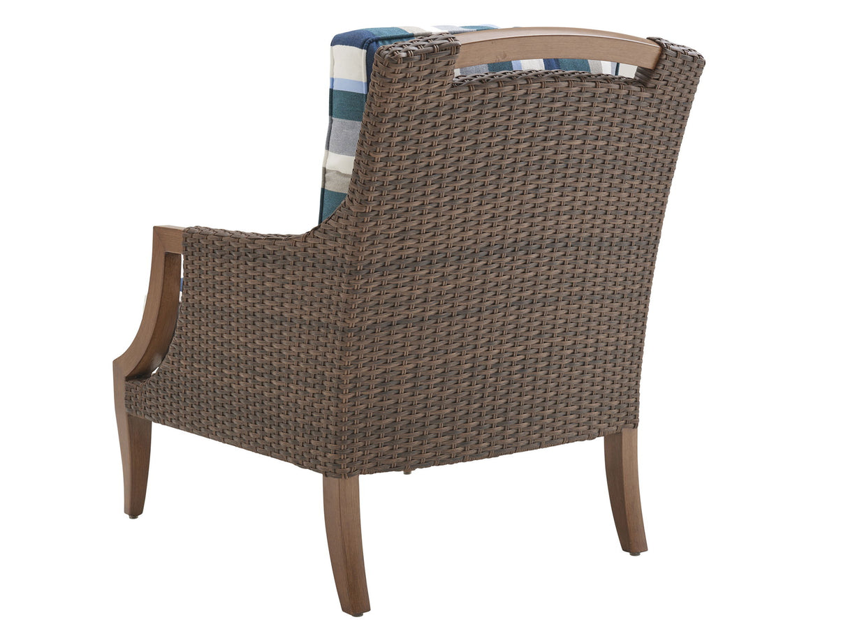 Harbor Isle - Wood Lounge Chair - Dark Brown