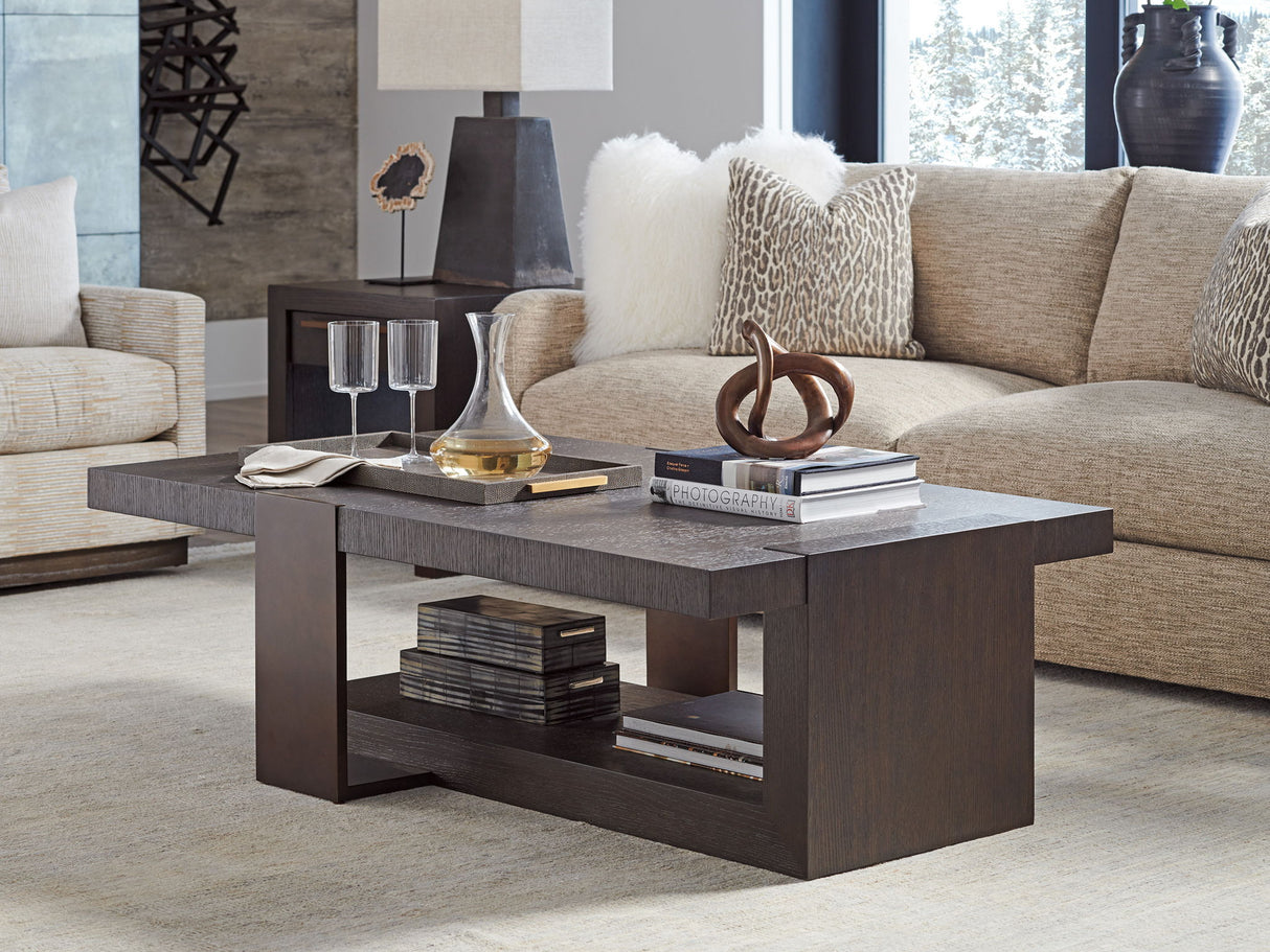 Park City - Quarry Rectangular Cocktail Table - Dark Brown