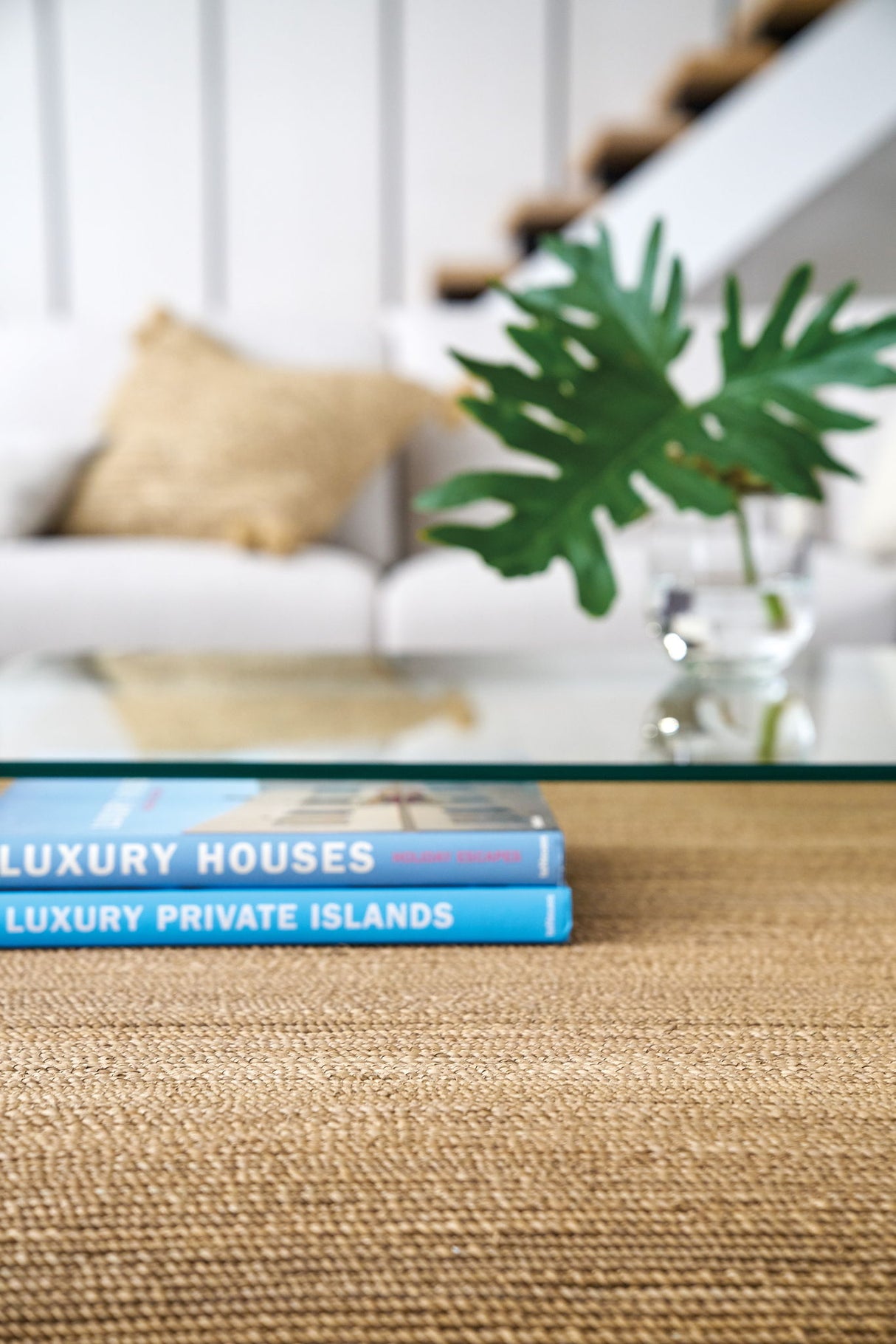 American Life Amani - Rope And Glass Cocktail Table