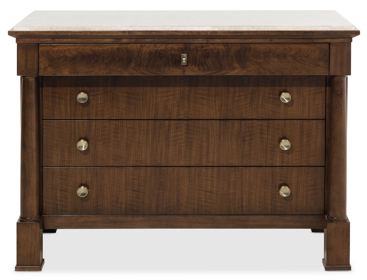 Archives - Four-Drawer Chest - Dark Brown
