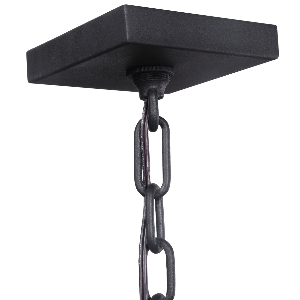 Jarsdel - 1 Light Industrial Mini Pendant - Black