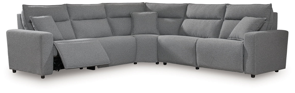 ModMax II - Salt And Pepper - Reclining Sectional