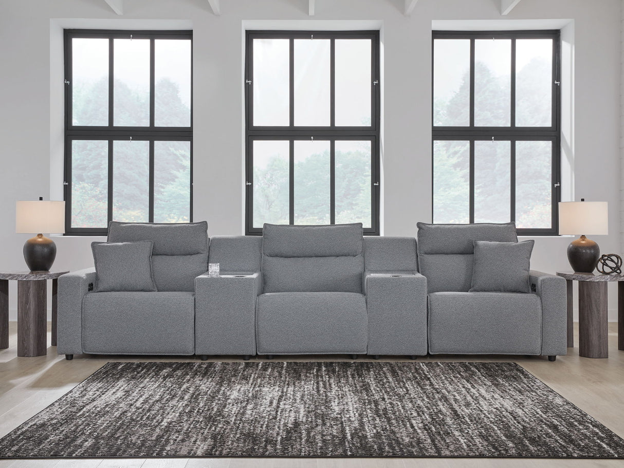 ModMax II - Salt And Pepper - Reclining Sectional