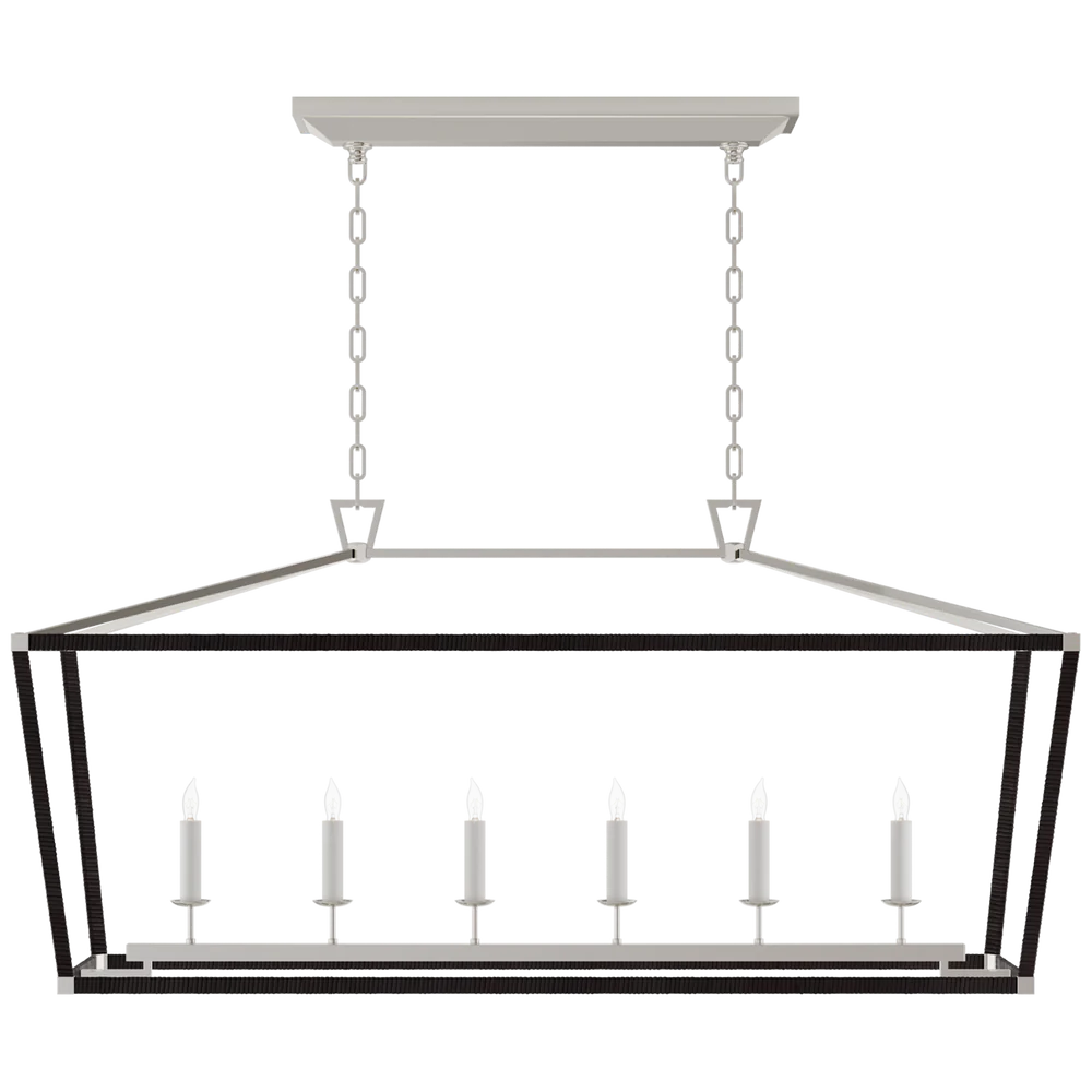 Darlana Large Rattan Wrapped Linear Lantern