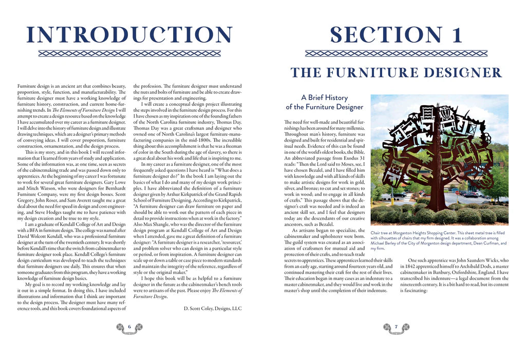 Elements of Furniture Design: Principles and History of Furniture Design By Scott Coley