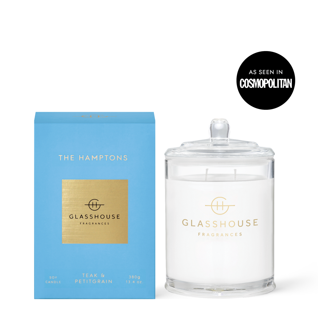 Glasshouse Fragrances - The Hamptons - 13.4oz Soy Candle