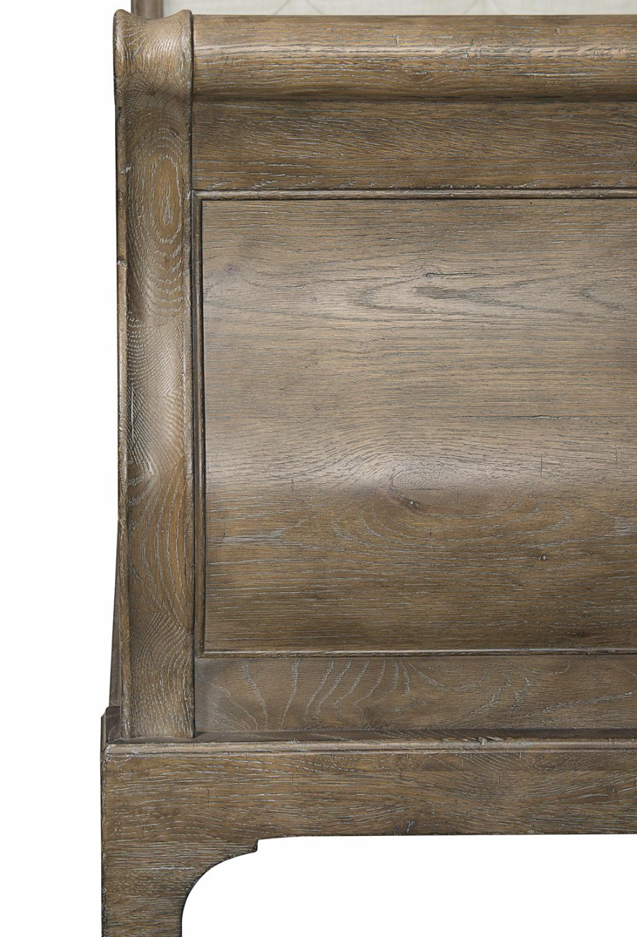 Rustic Patina Sleigh King Bed
