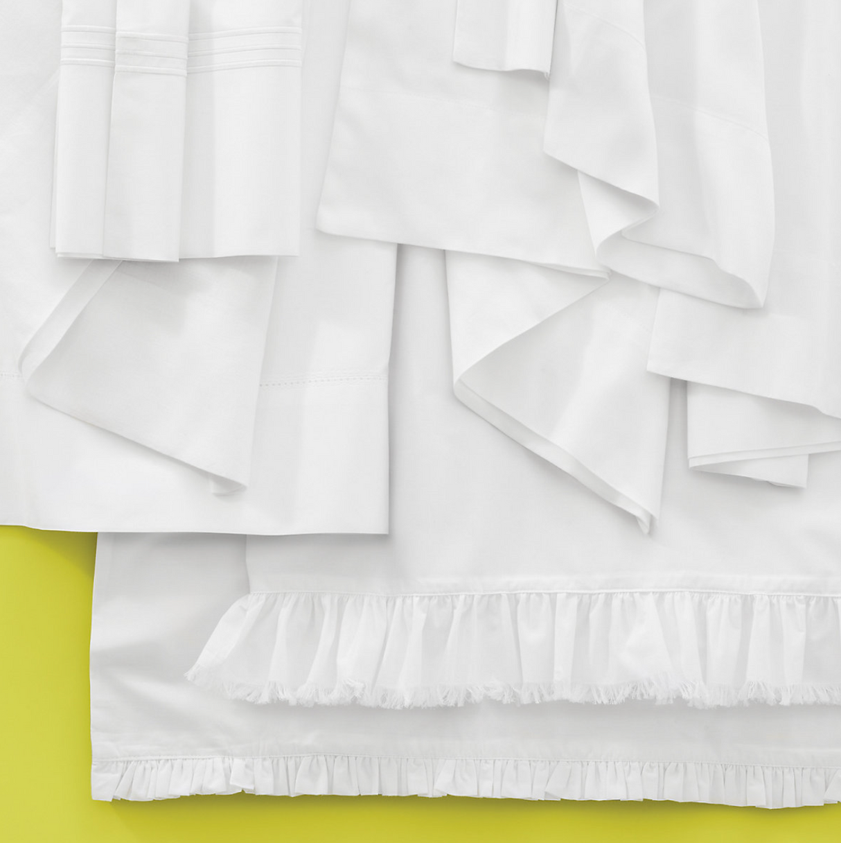 Essential Percale White Sheet Set