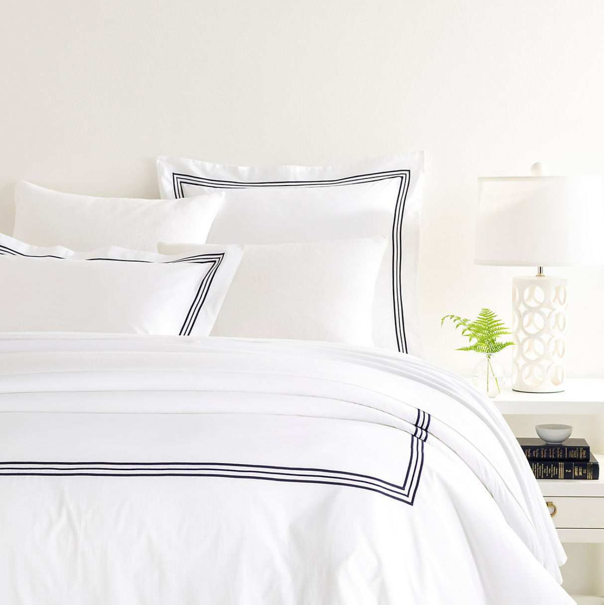 Trio Indigo Duvet Cover