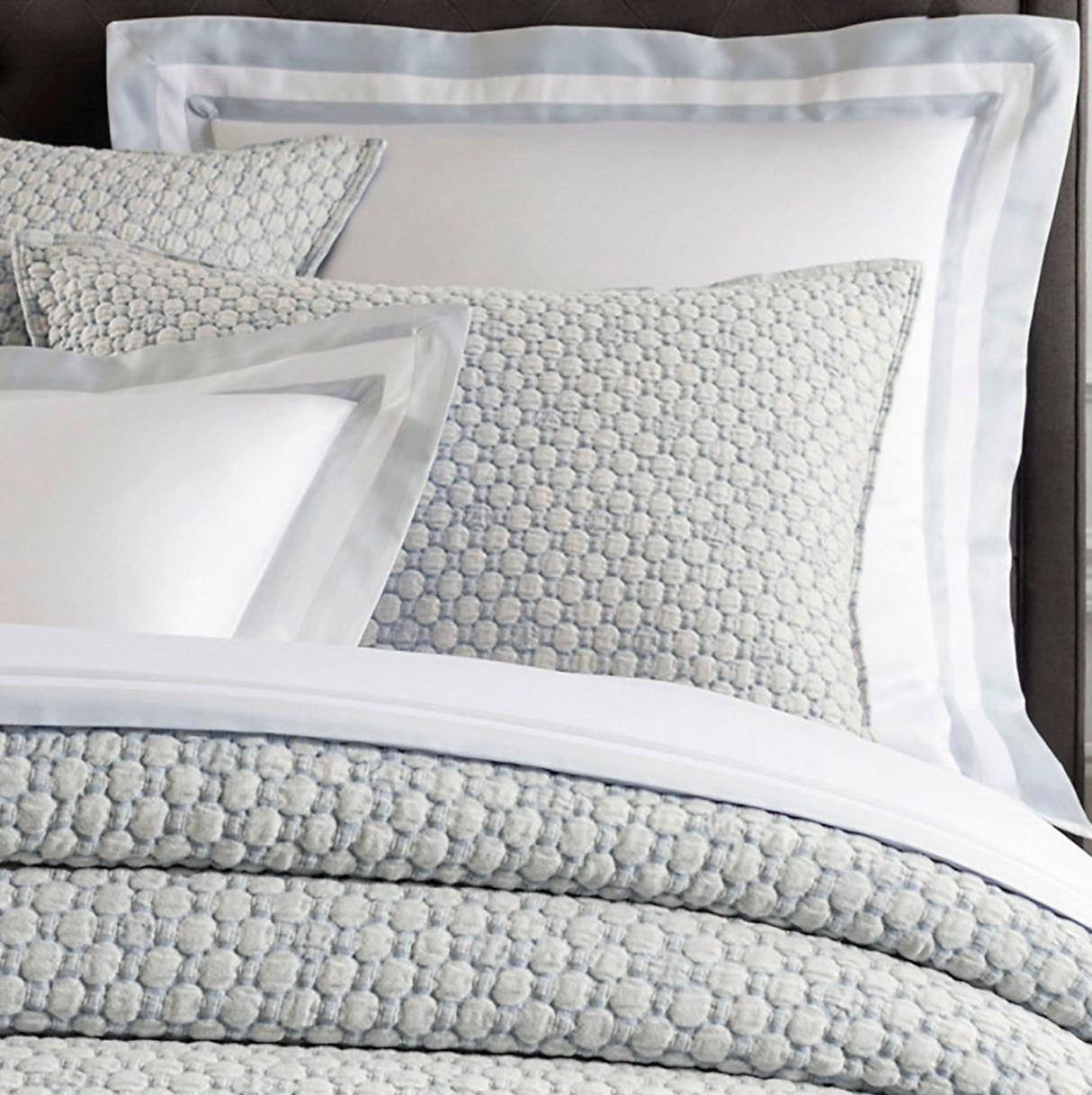 Lodi Blue Matelassé Sham