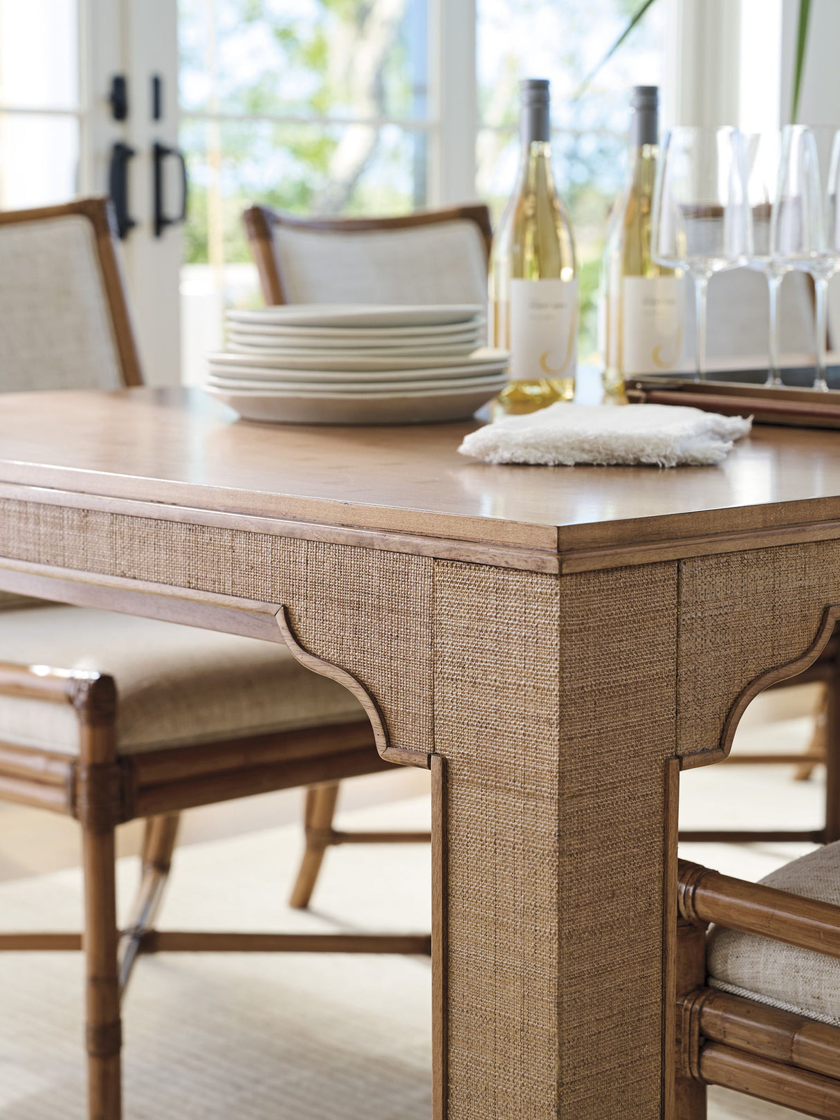 Key Biscayne - Sandy Lane Dining Table - Light Brown