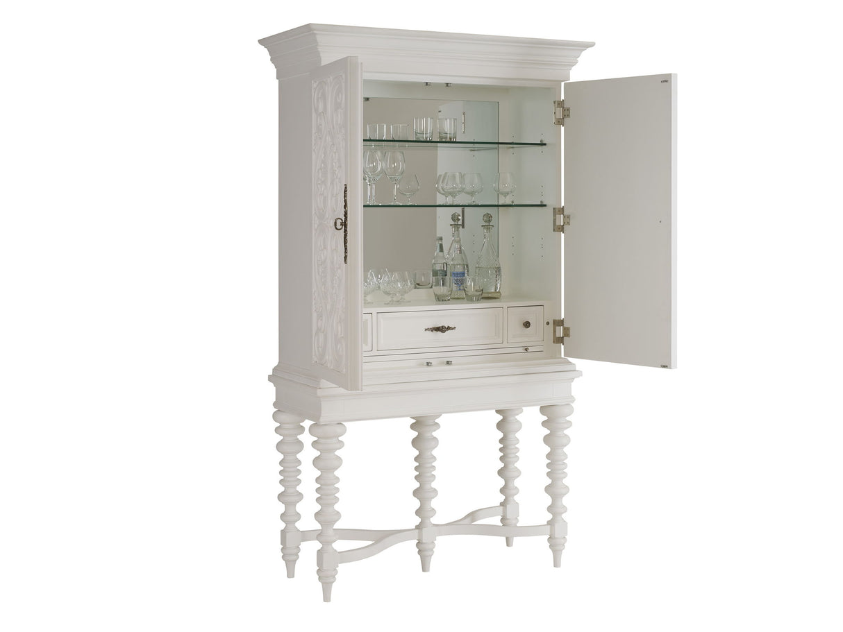 Villa Blanca - Arezzo Bar Cabinet - White