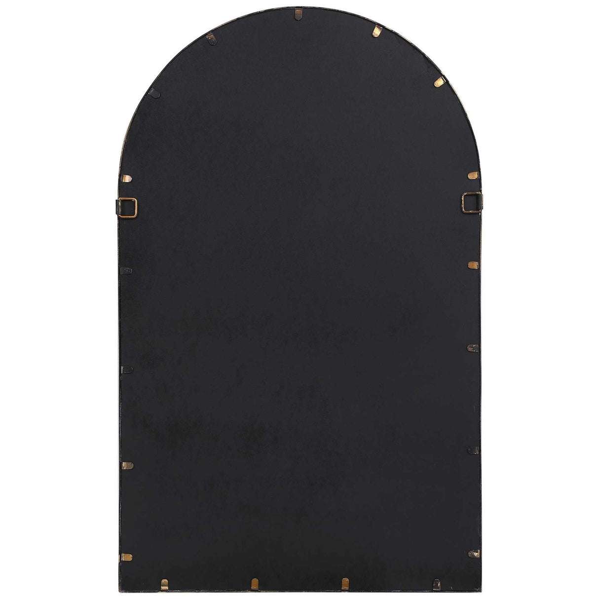 Arch Mirror - Lightly Antiqued Gold