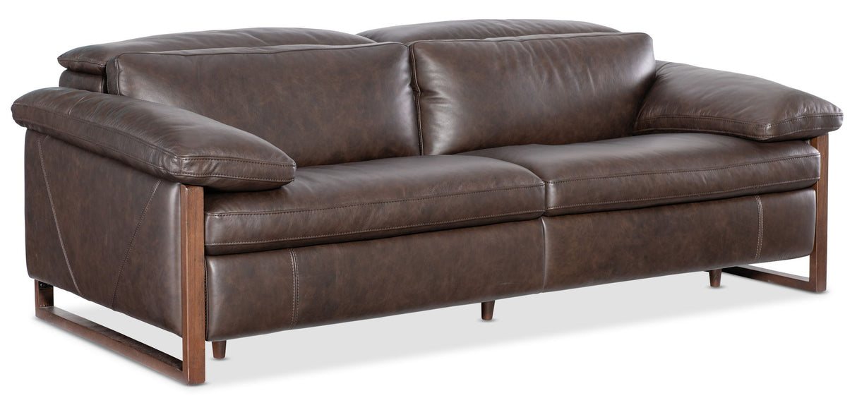 Jericho - Power Sofa With Power Headrest - Brown