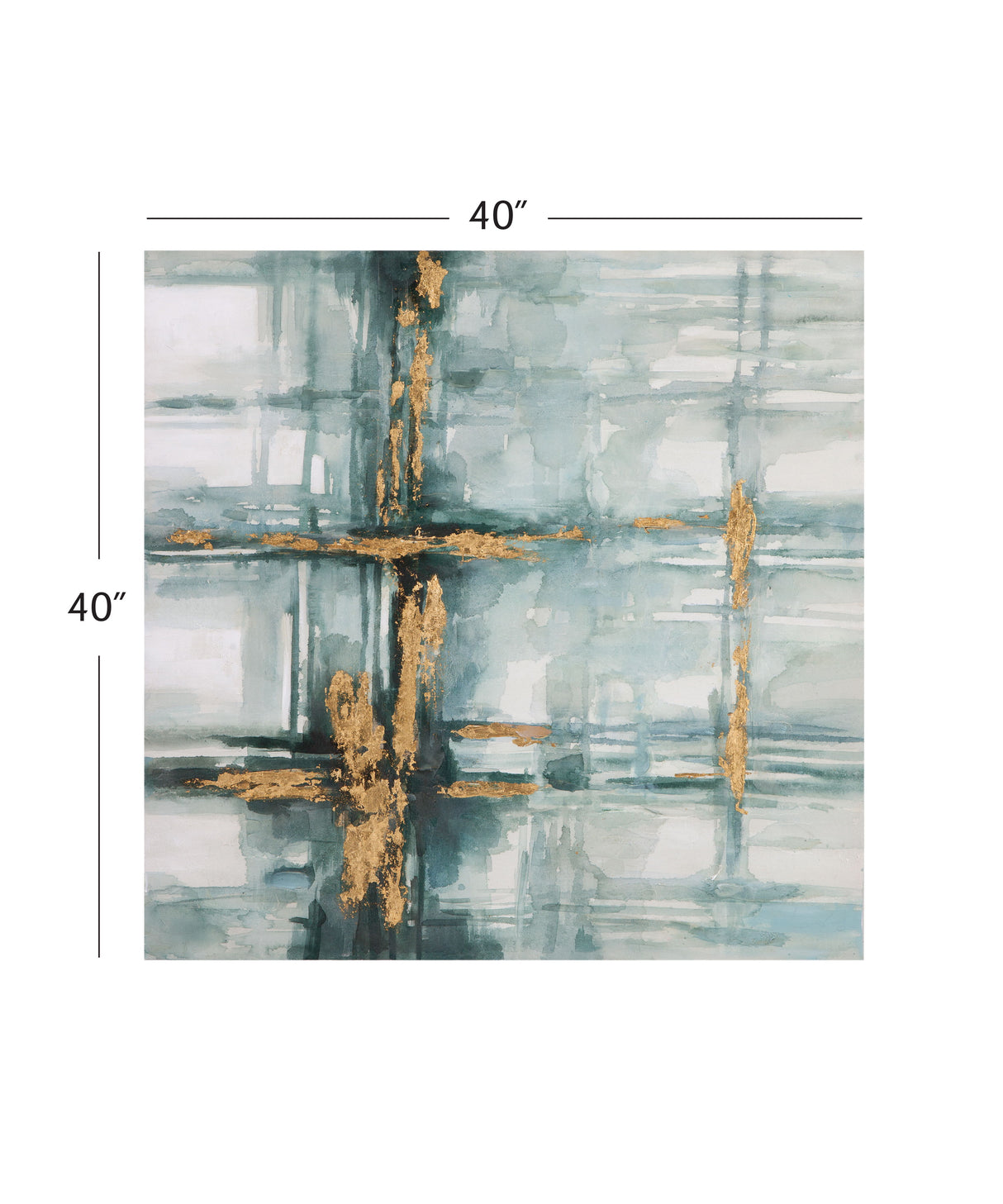 Mulligan Canvas Art - Gold