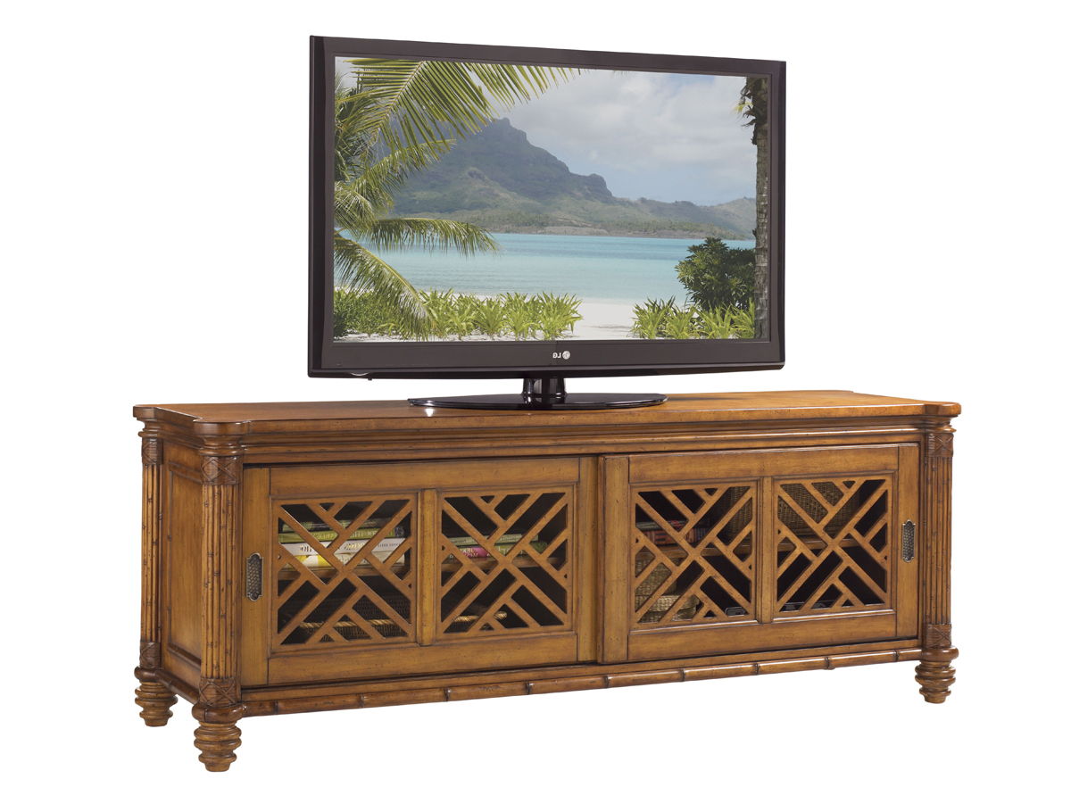 Island Estate - Nevis Media Console - Dark Brown