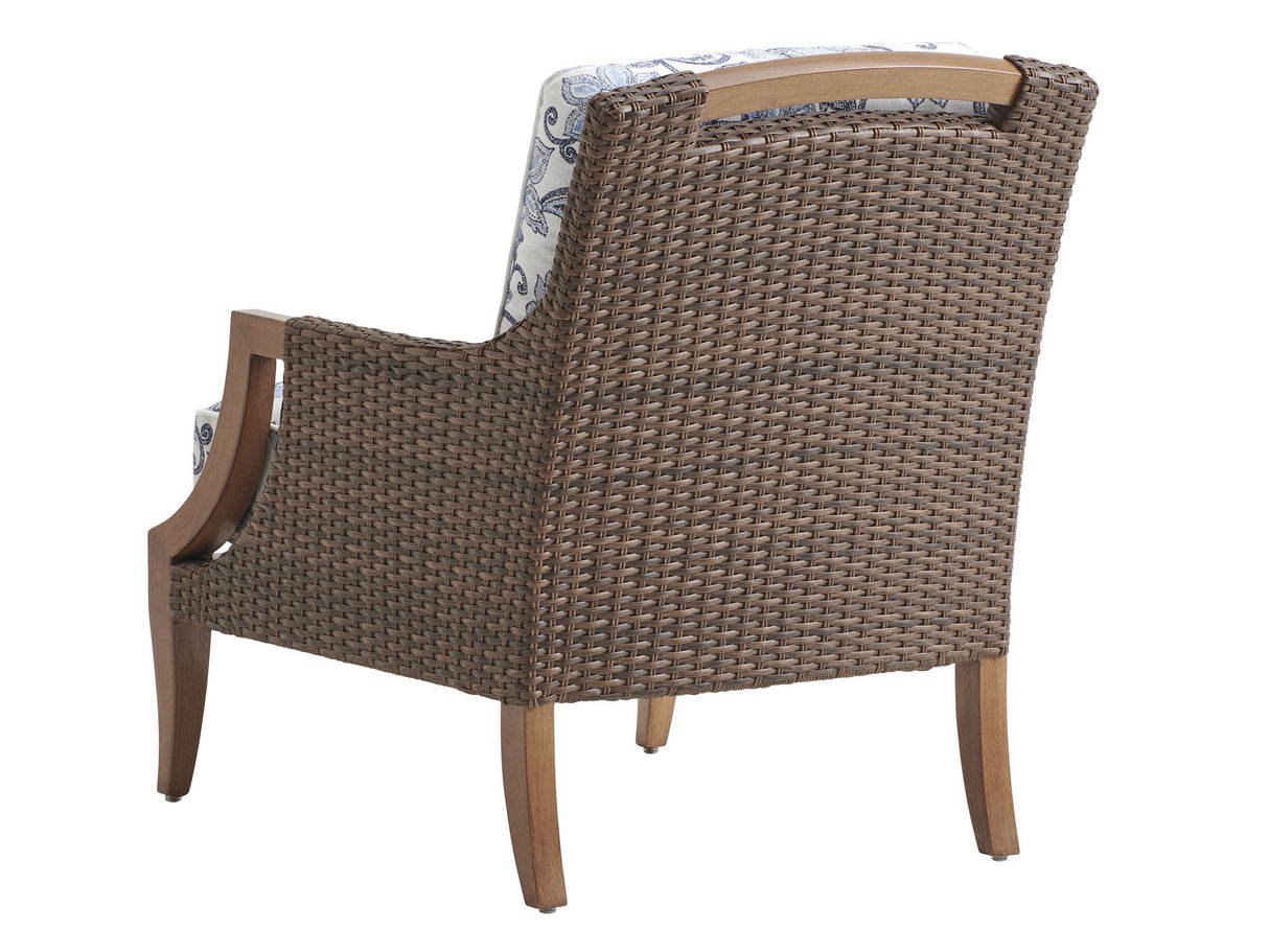 Harbor Isle - Wood Lounge Chair - Dark Brown