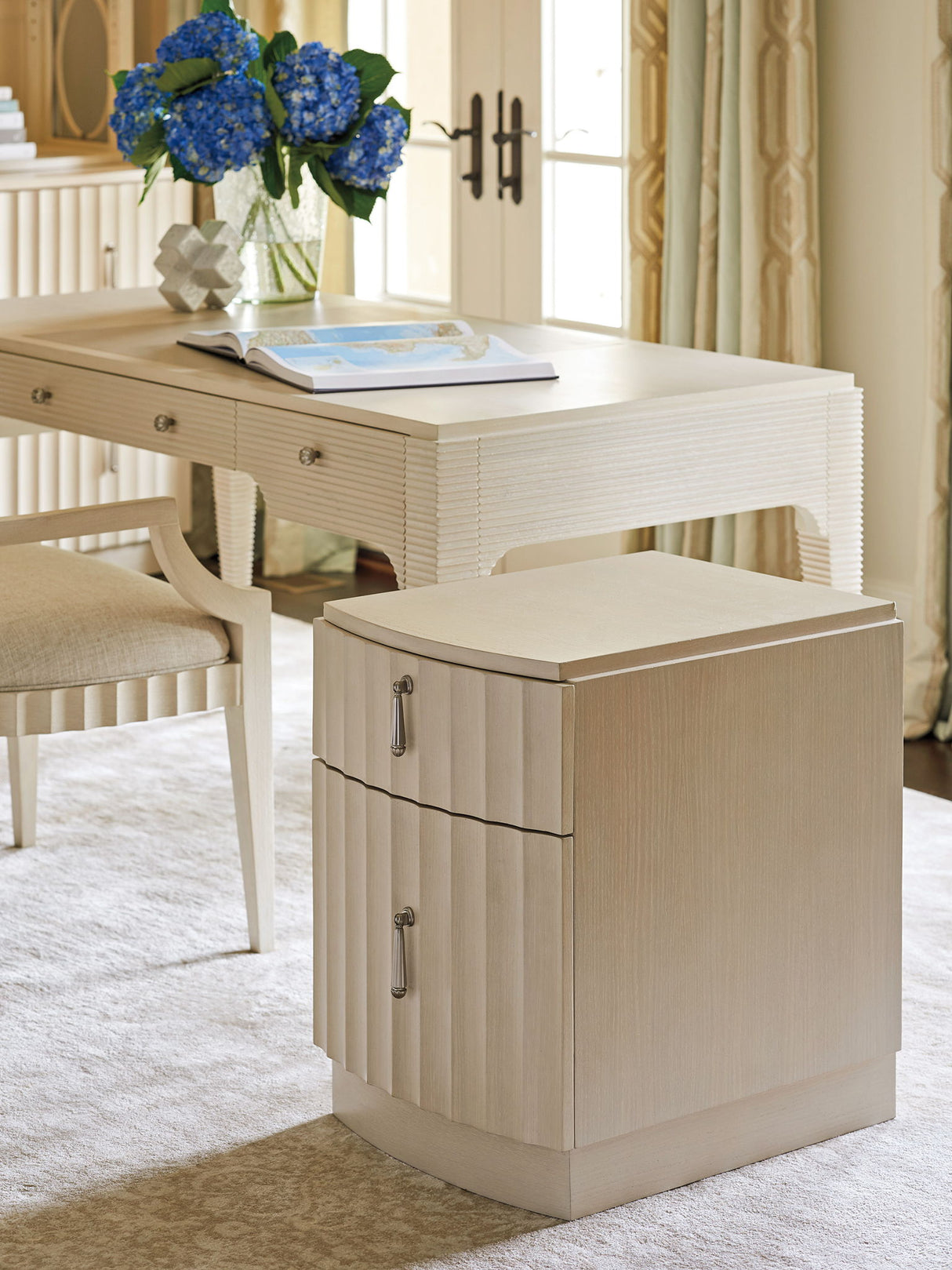 Cascades - Ramsey Mobile Single File Chest - Beige