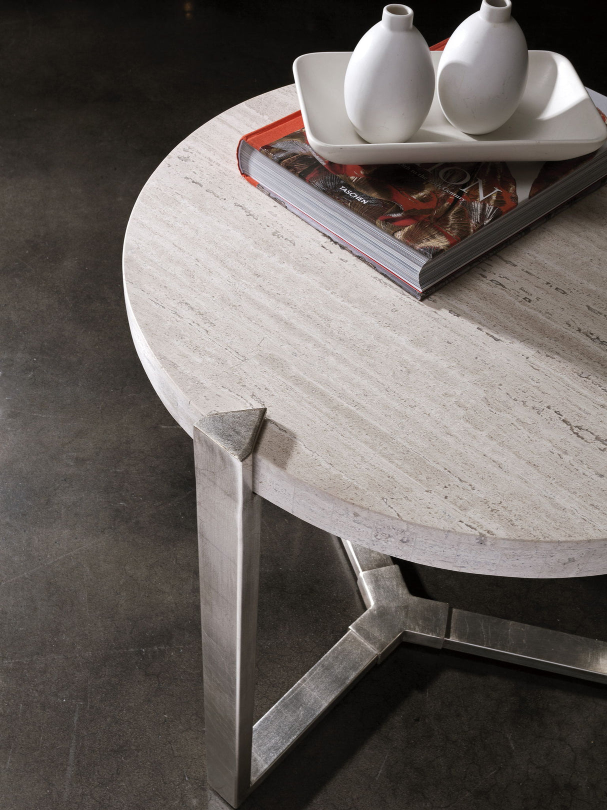 Signature Designs - Denizen Round Lamp Table - Yellow