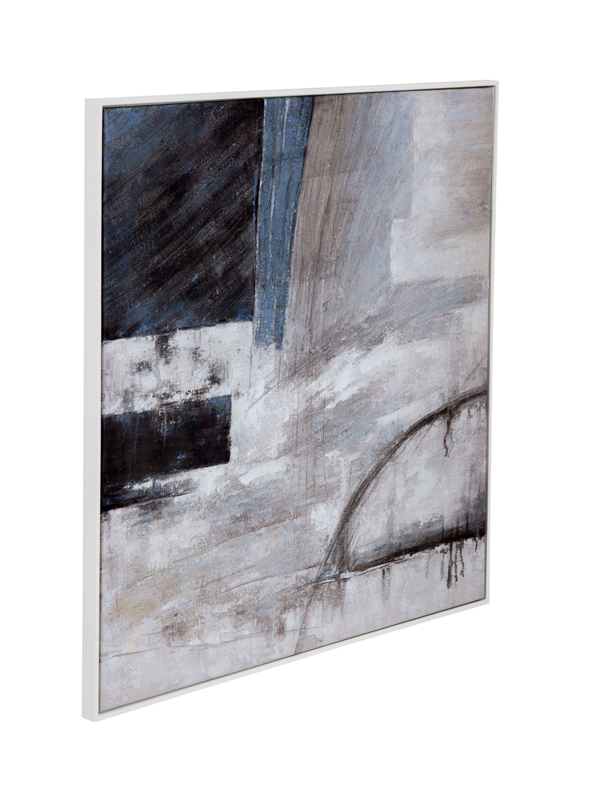 Yuma Canvas Art - Gray