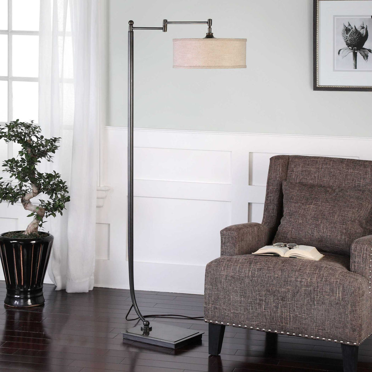 Lamine - Floor Lamp - Dark Bronze
