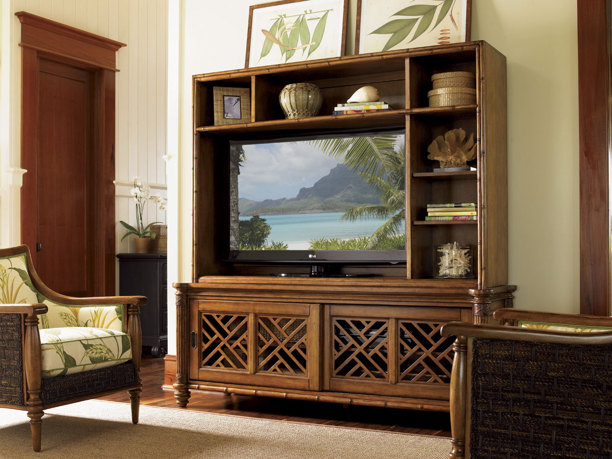 Island Estate - Nevis Media Console - Dark Brown