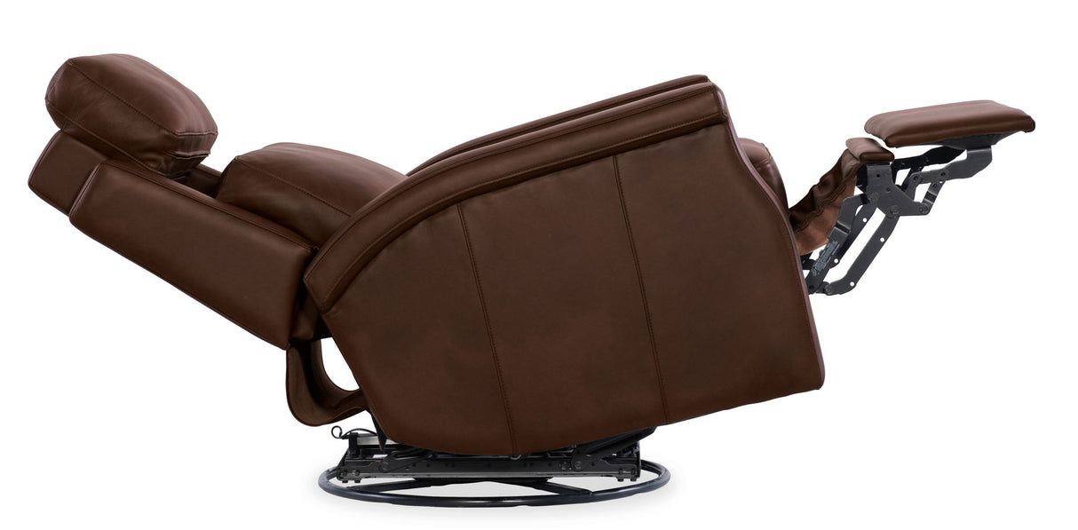 RC - Kaufman ZG Swivel Power Recliner With Pop-Up Headrest
