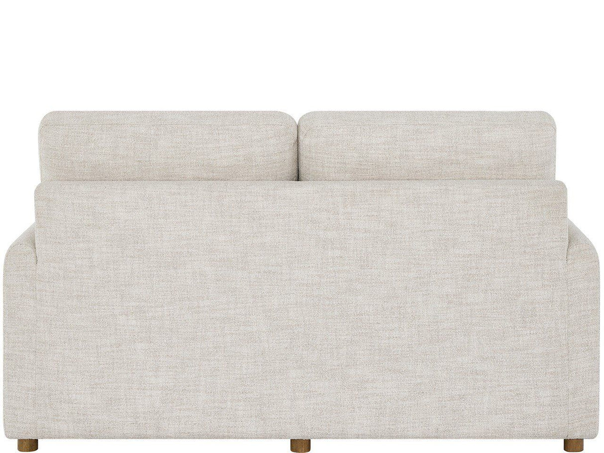Hyde - Loveseat - White / Gray