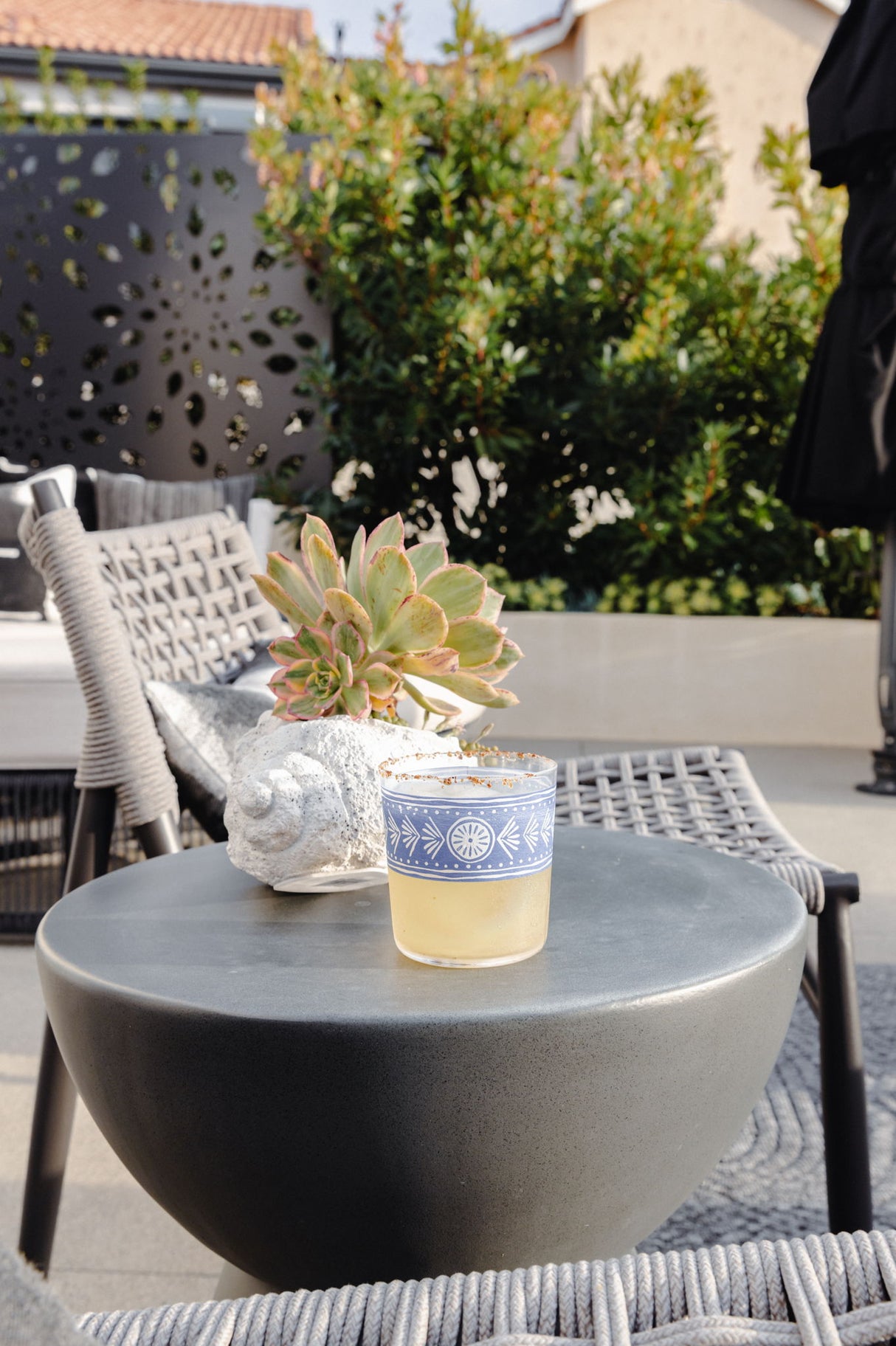 Grigio - Cushionless Accent Chair - Graphite