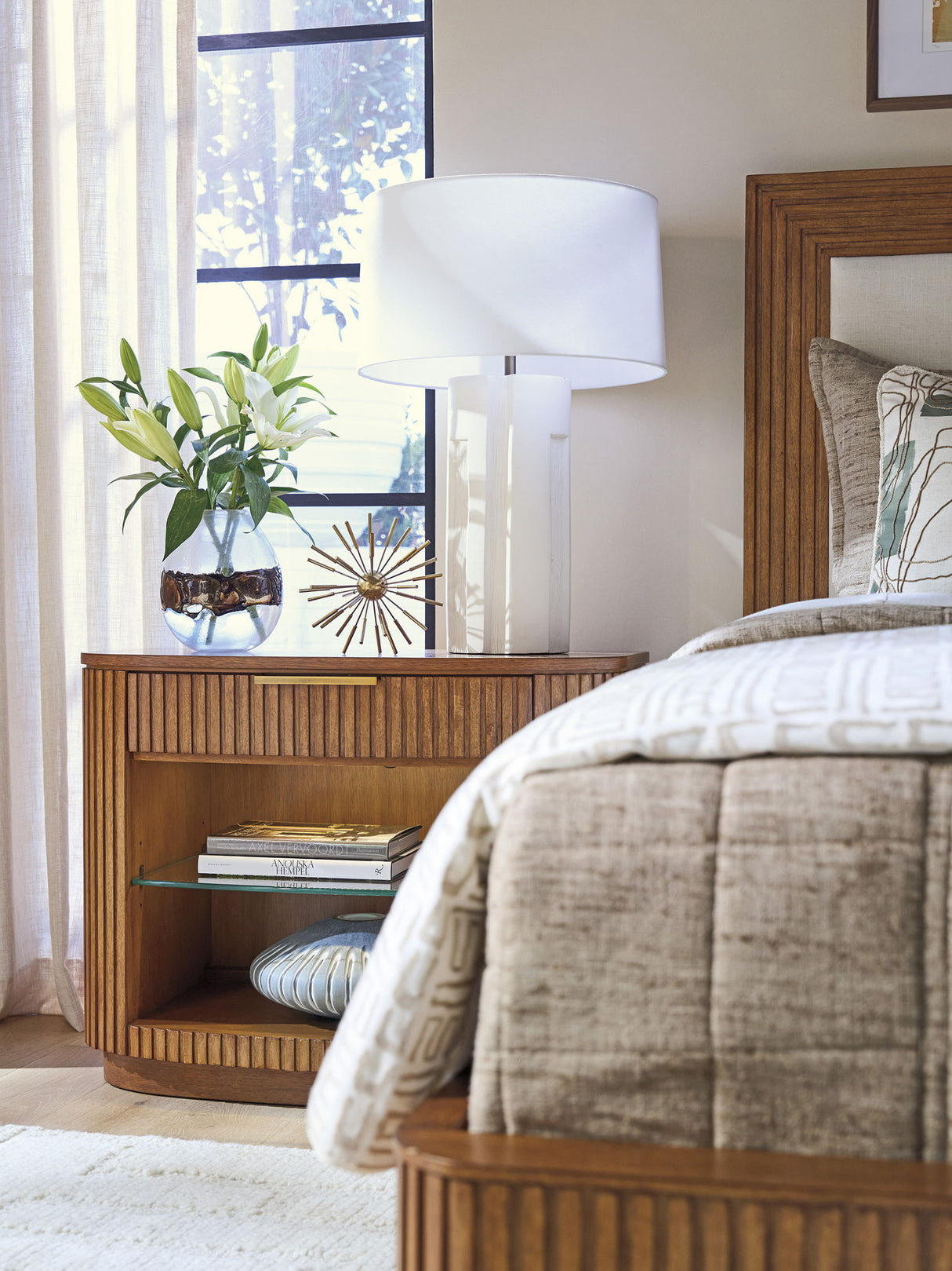 La Costa - Tustin Open Nightstand - Dark Brown