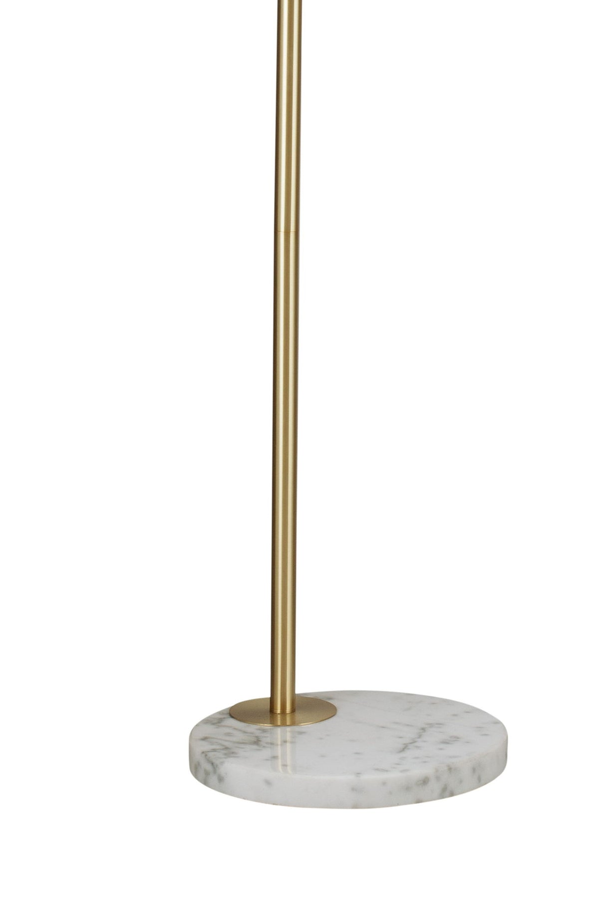 Caldwell - Floor Lamp - White / Brass