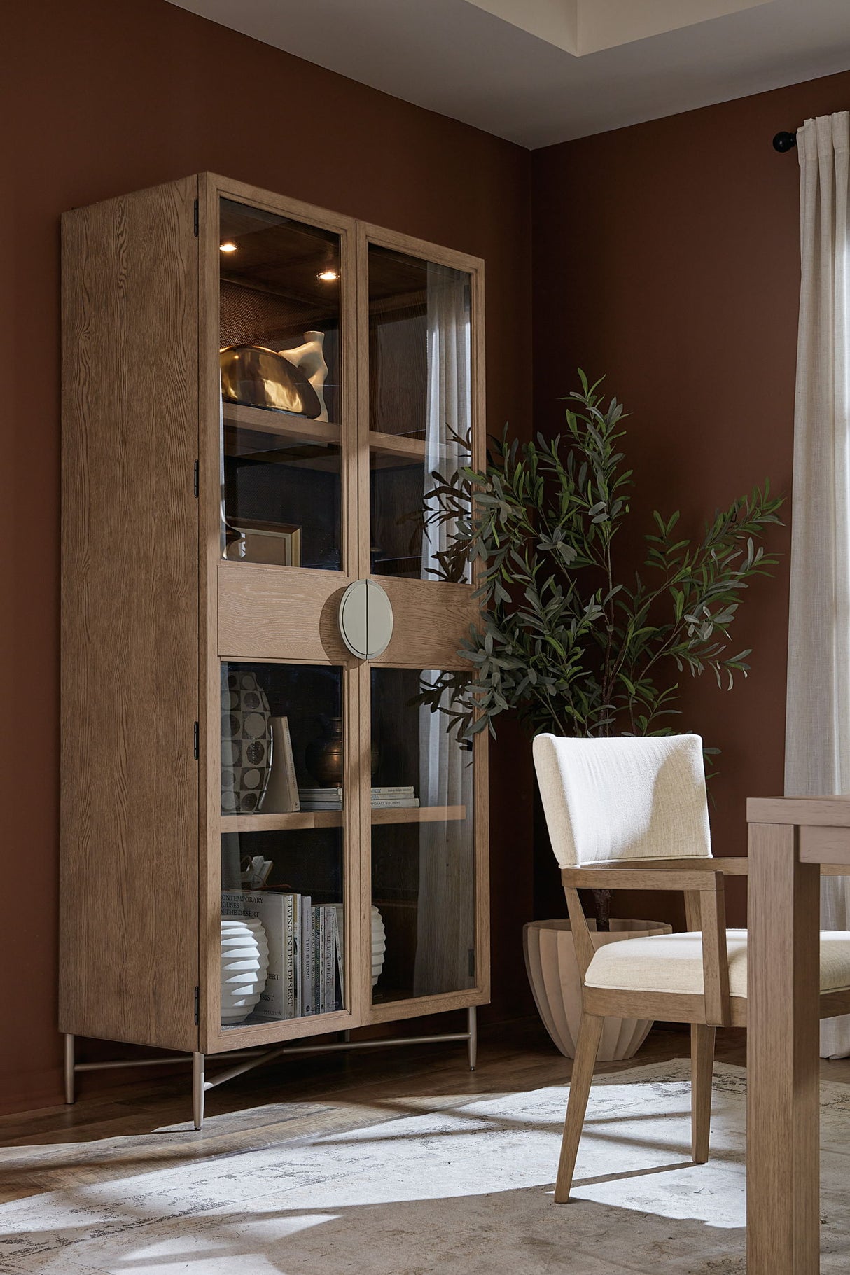 Sonnet - Display Cabinet - Dark Gray