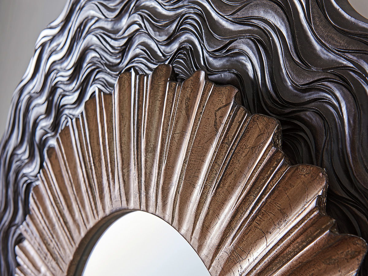 Shadow Play - Simone Mirror - Dark Gray