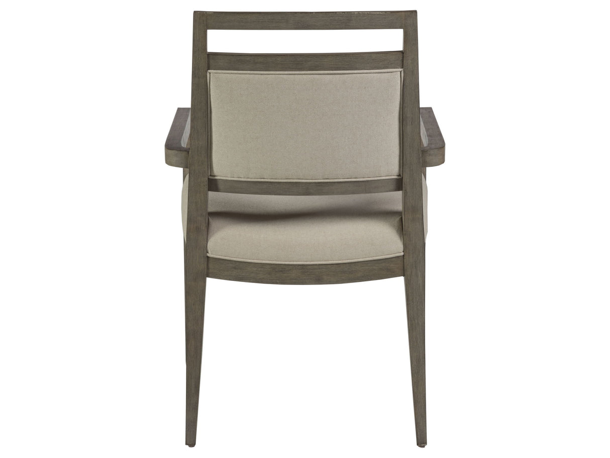 Cohesion Program - Nico Upholstered Arm Chair - Dark Brown