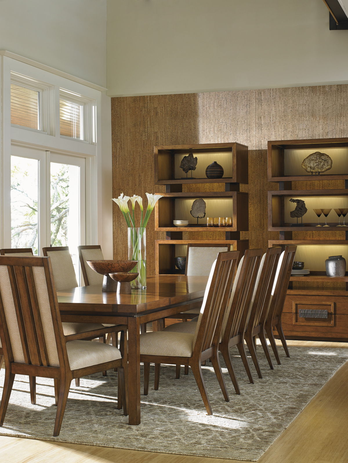 Island Fusion - Marquesa Rectangular Dining Table - Dark Brown