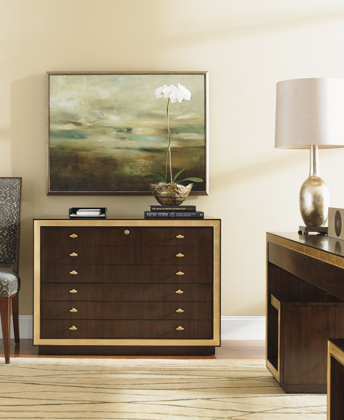 Bel Aire - Beverly Palms File Chest - Dark Brown