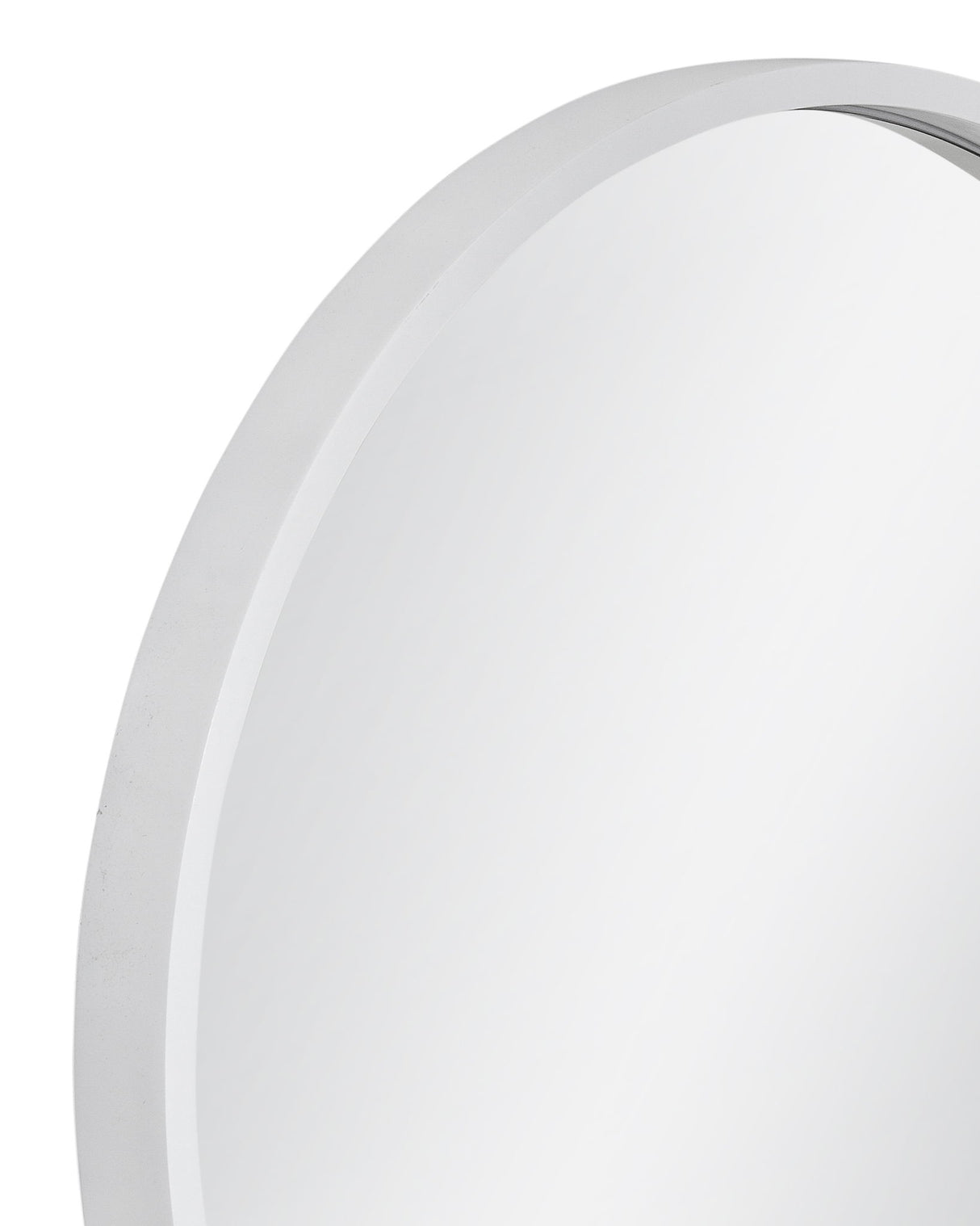 Cyprus - Wall Mirror - Glossy White